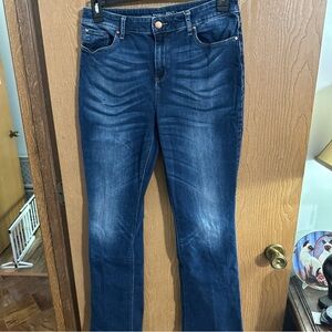 Chico's Women's Platinum Jeans Blue Barely Boot Size 1 Tall (Size 8)